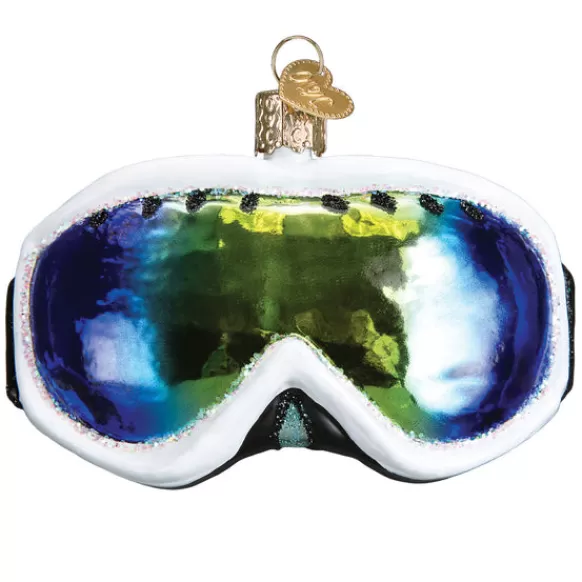 Hot Old World Christmas Ski Goggles Ornament -