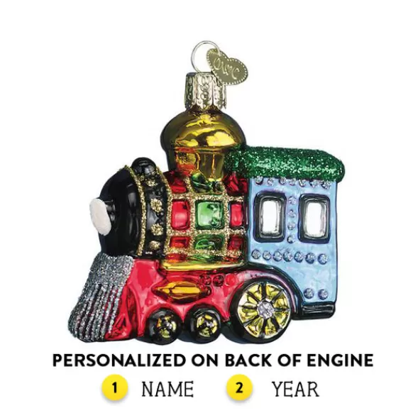 Online Small Locomotive Ornament - Transportation