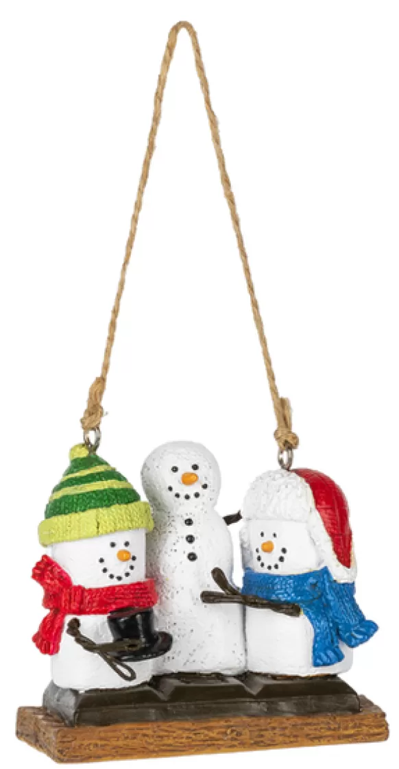 Hot S'Mores Building A Snowman Ornament S'Mores