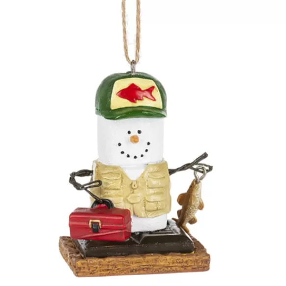Cheap Ganz S'Mores Fisherman Ornament