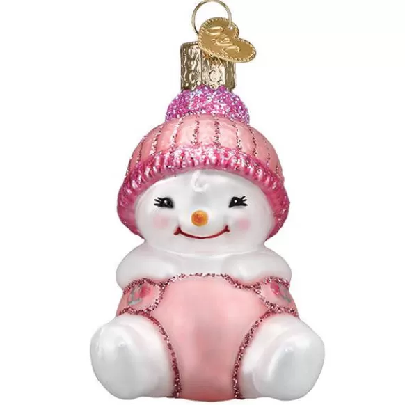 Online Snow Baby Girl Ornament - Baby