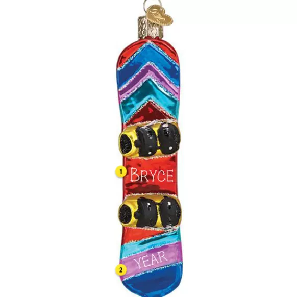 Cheap Old World Christmas Snowboard Ornament -