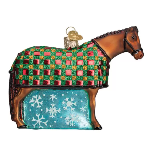 Outlet Snowflake Horse Ornament - Animals
