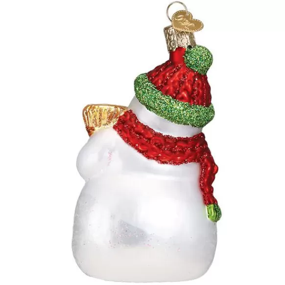 Cheap Old World Christmas Snowman With Broom Ornament -
