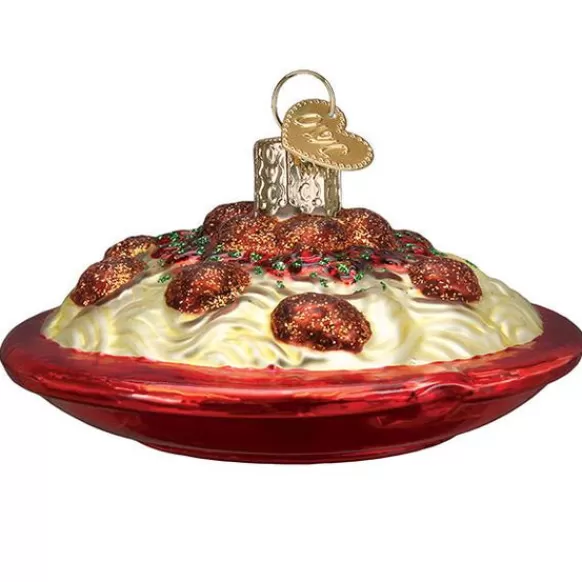 Outlet Old World Christmas Spaghetti And Meatballs Ornament -