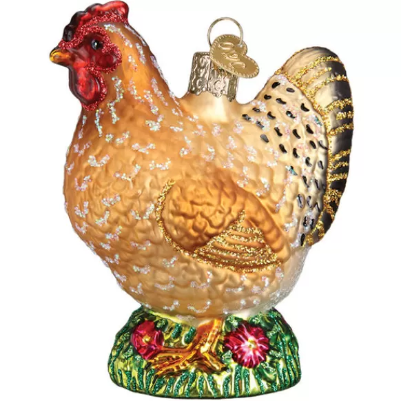 Hot Spring Chicken Ornament - Animals