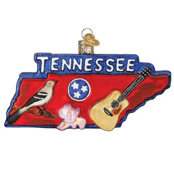 Hot Old World Christmas State Of Tennessee Ornament -