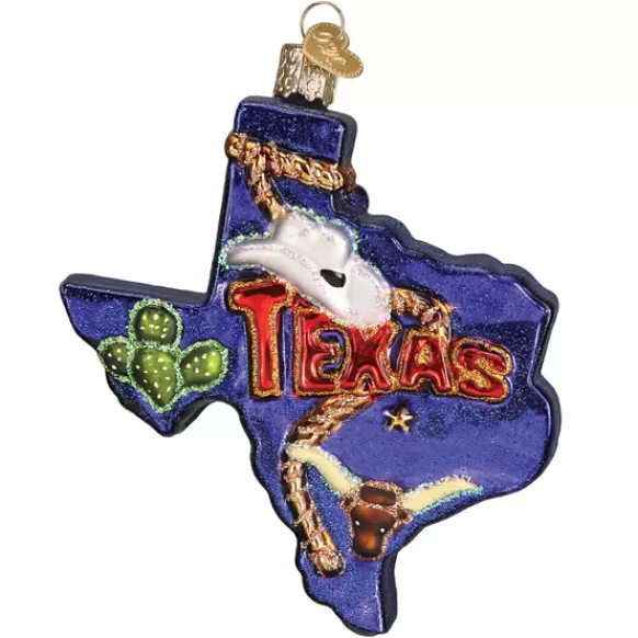 Fashion Old World Christmas State Of Texas Ornament -