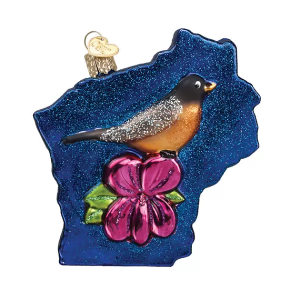 Discount Old World Christmas State Of Wisconsin Ornament -