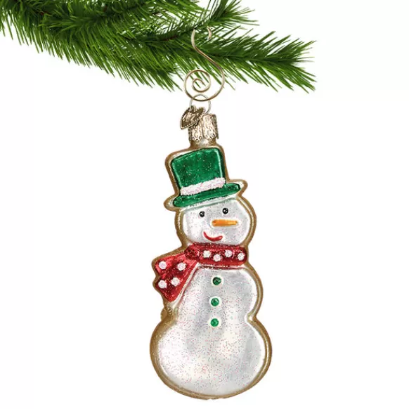 Clearance Old World Christmas Sugar Cookie Ornament - Snowman -