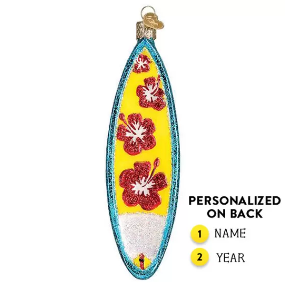 Outlet Old World Christmas Surfboard Ornament -