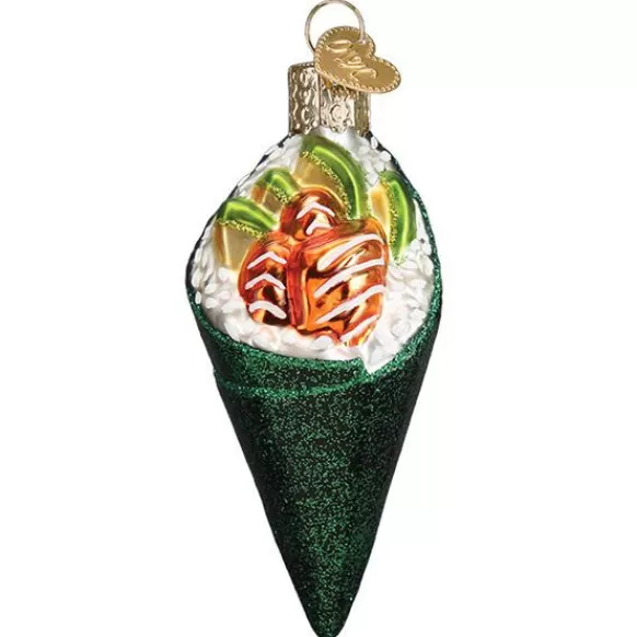 Flash Sale Old World Christmas Sushi Hand Roll Ornament -