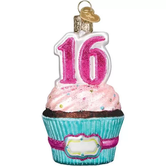 Cheap Old World Christmas Sweet 16 Cupcake Ornament -