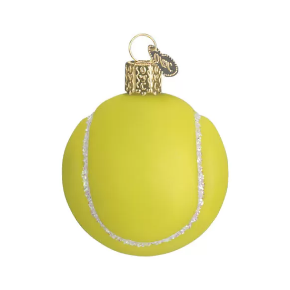 Hot Old World Christmas Tennis Ball Ornament -