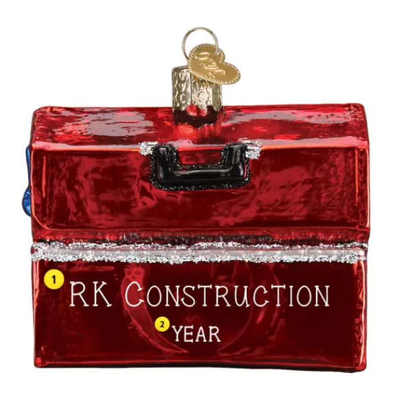 Hot Old World Christmas Toolbox Ornament -