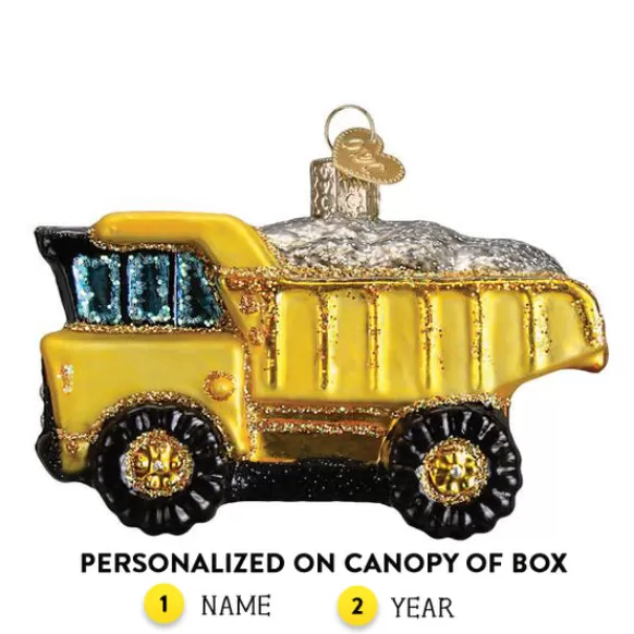 Outlet Toy Dump Truck Ornament - Kids