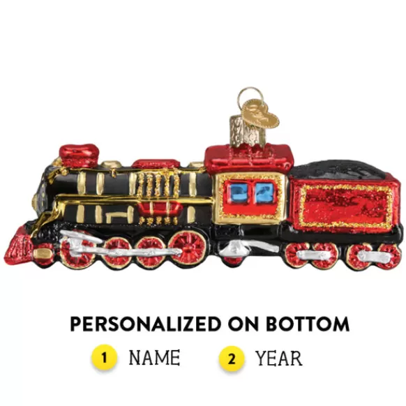 Online Train Ornament - Transportation