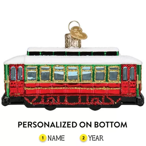 Discount Trolley Ornament - Transportation