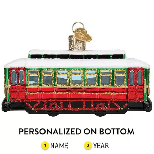 Hot Old World Christmas Trolley Ornament -