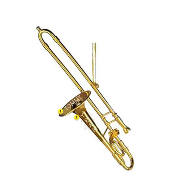 Clearance Trombone Ornament Music