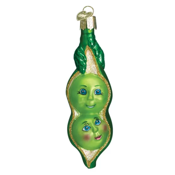 Cheap Old World Christmas Two Peas In A Pod Ornament -