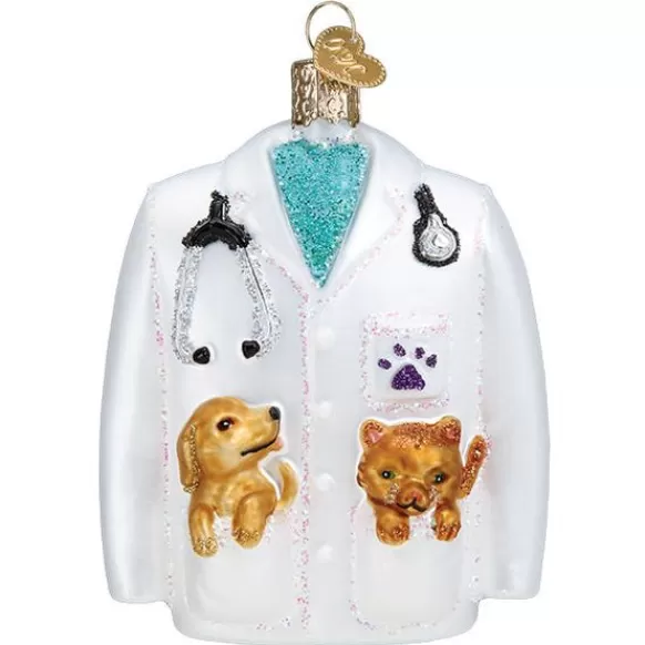 Best Old World Christmas Veterinarian's Coat Ornament -