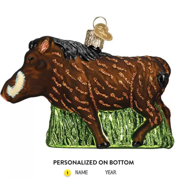 Clearance Warthog Ornament - Animals