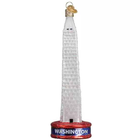 Hot Old World Christmas Washington Monument Ornament -