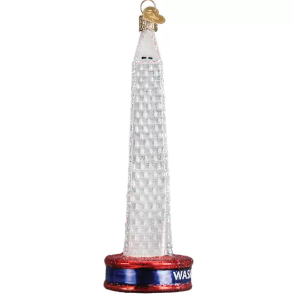 Hot Old World Christmas Washington Monument Ornament -
