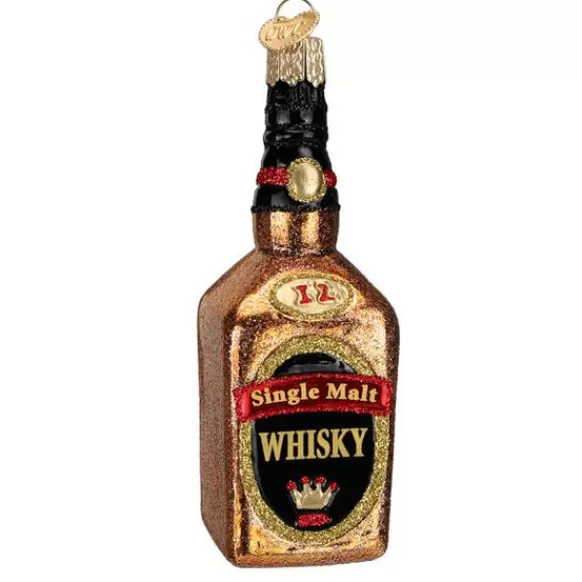 New Old World Christmas Whisky Bottle Ornament -