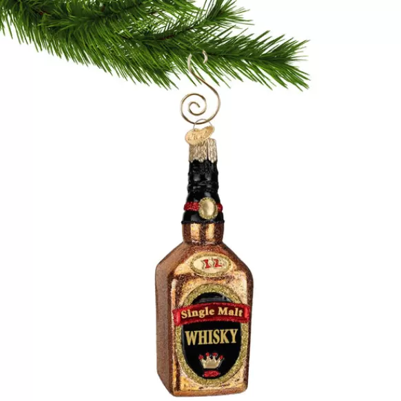 New Old World Christmas Whisky Bottle Ornament -
