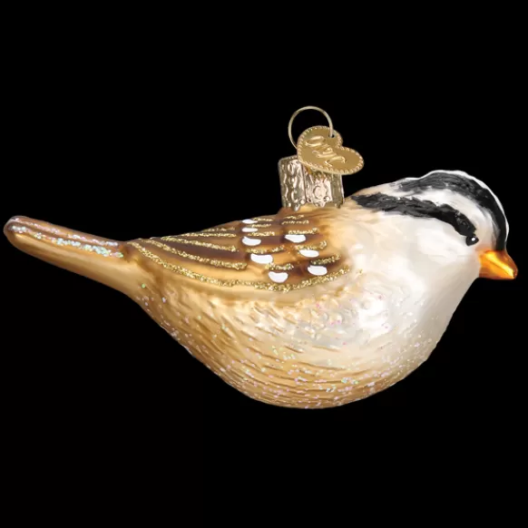 New White Crowned Sparrow Ornament - Garden, Birds & Insects