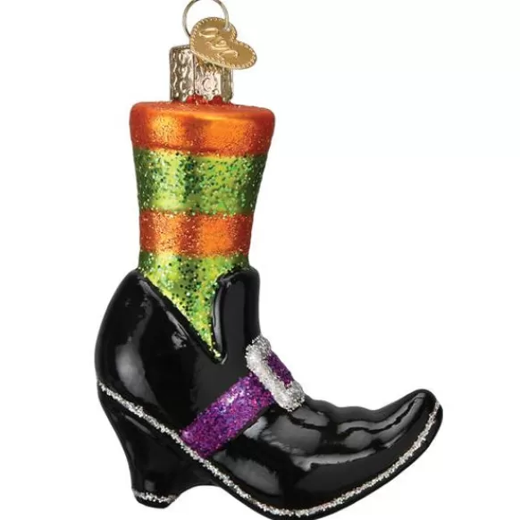 Outlet Witches Shoe Ornament - Halloween