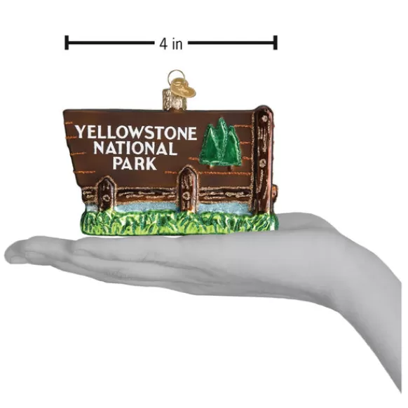 Fashion Old World Christmas Yellowstone National Park Ornament -
